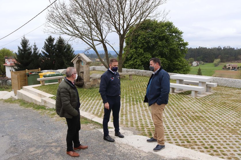 Gonzalo Trenor e Manuel Fernández visitaron as obras de mellora da Vía da Prata