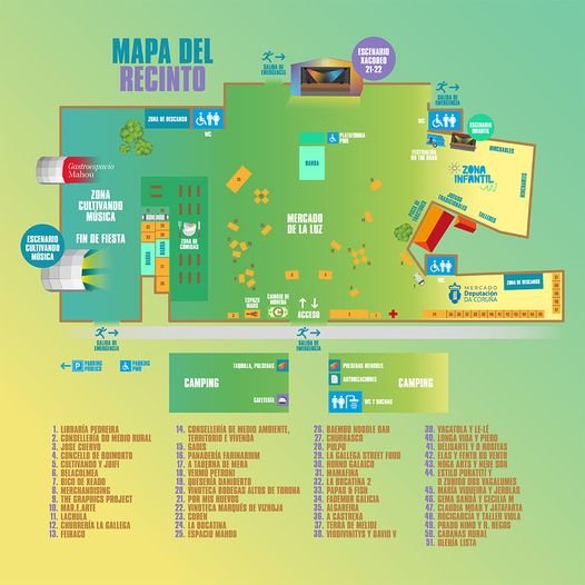 Mapa Festival da Luz