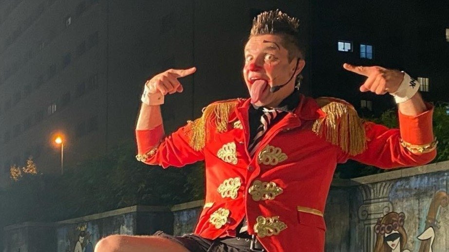 O paiaso Peter Punk, referente do mundo clown, interpretará parte do seu repertorio durante o mes de maio en Mugardos