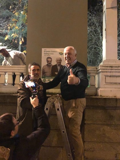Pachi Vázquez comezou a súa campaña en Ourense
