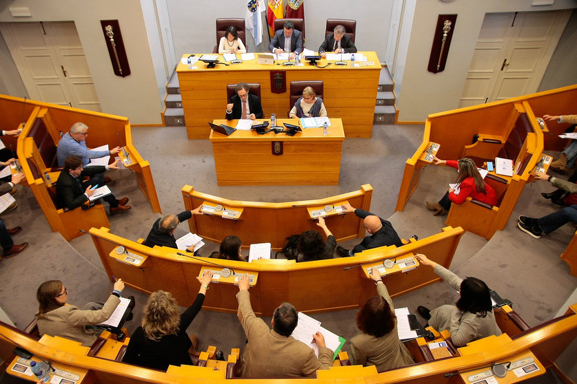 Pleno celebrado este venres na Deputación da Coruña